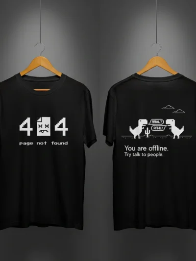 404 Page Not Found Developer T-Shirt | Cypher Clothing