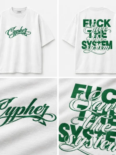 F*ck The System Oversized T-Shirt | Cypher Clothing