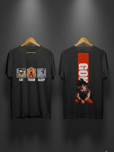 Goku Eat Train Sleep T-Shirt | Cypher Clothing