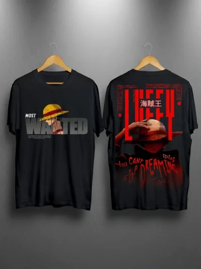 Luffy Most Wanted T-Shirt | Cypher Clothing