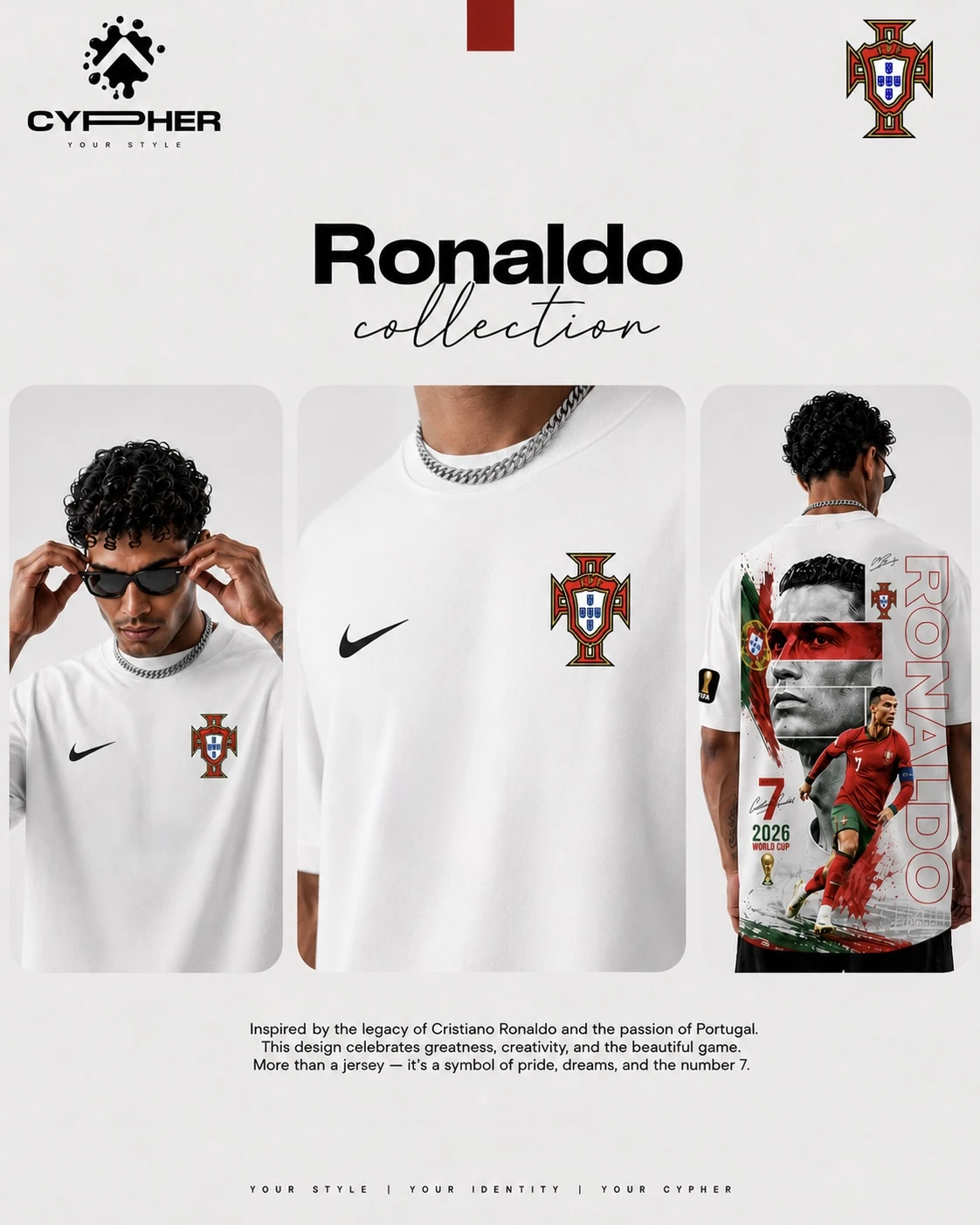 Ronaldo CR7 Collection T-Shirt | Cypher Clothing