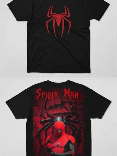 Spider-Man Red Poster T-Shirt | Cypher Clothing