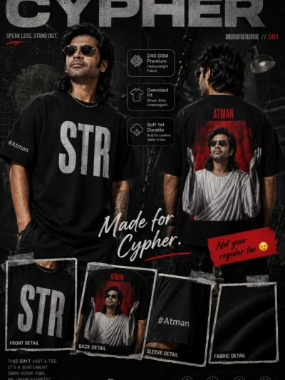 STR Atman Signature Oversized T-Shirt | Cypher Clothing